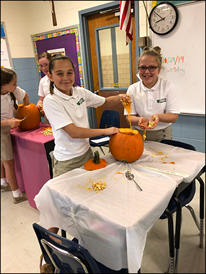 STEAM Pumpkin Observation in 6th Grade